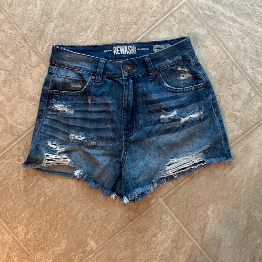Rewash Super High Rise Vintage Reunion shorts